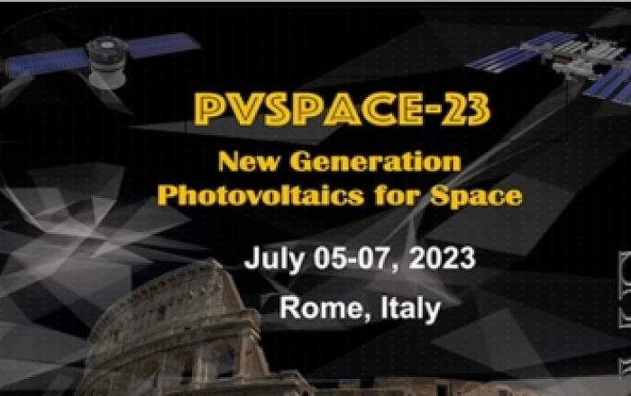 PVSPACE 23 NEW GENERATION PHOTOVOLTAICS FOR SPACE CONFERENCE